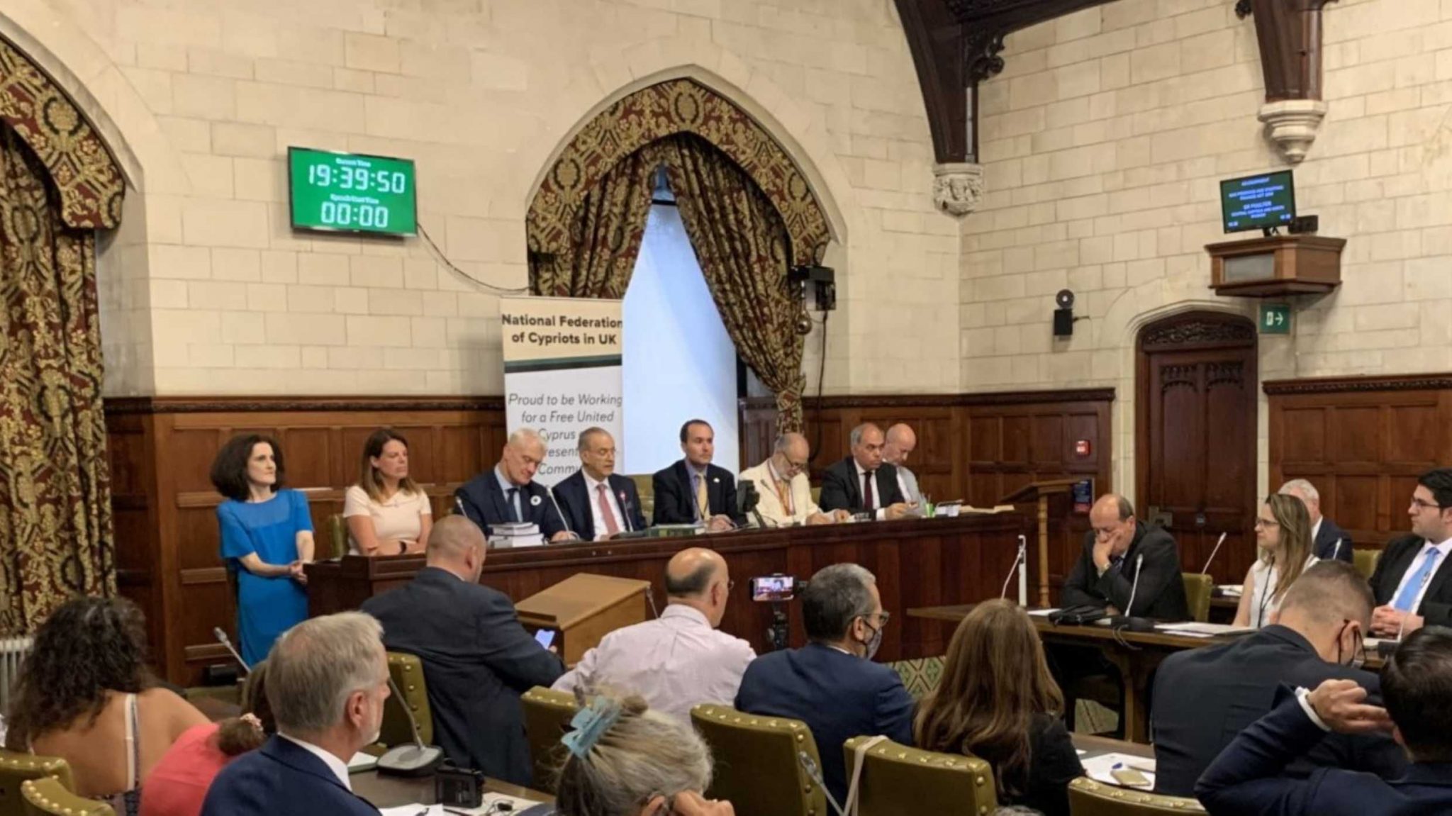 Annual Parliamentary meeting with Cyprus Foreign Minister Dr Constantinos Kombos