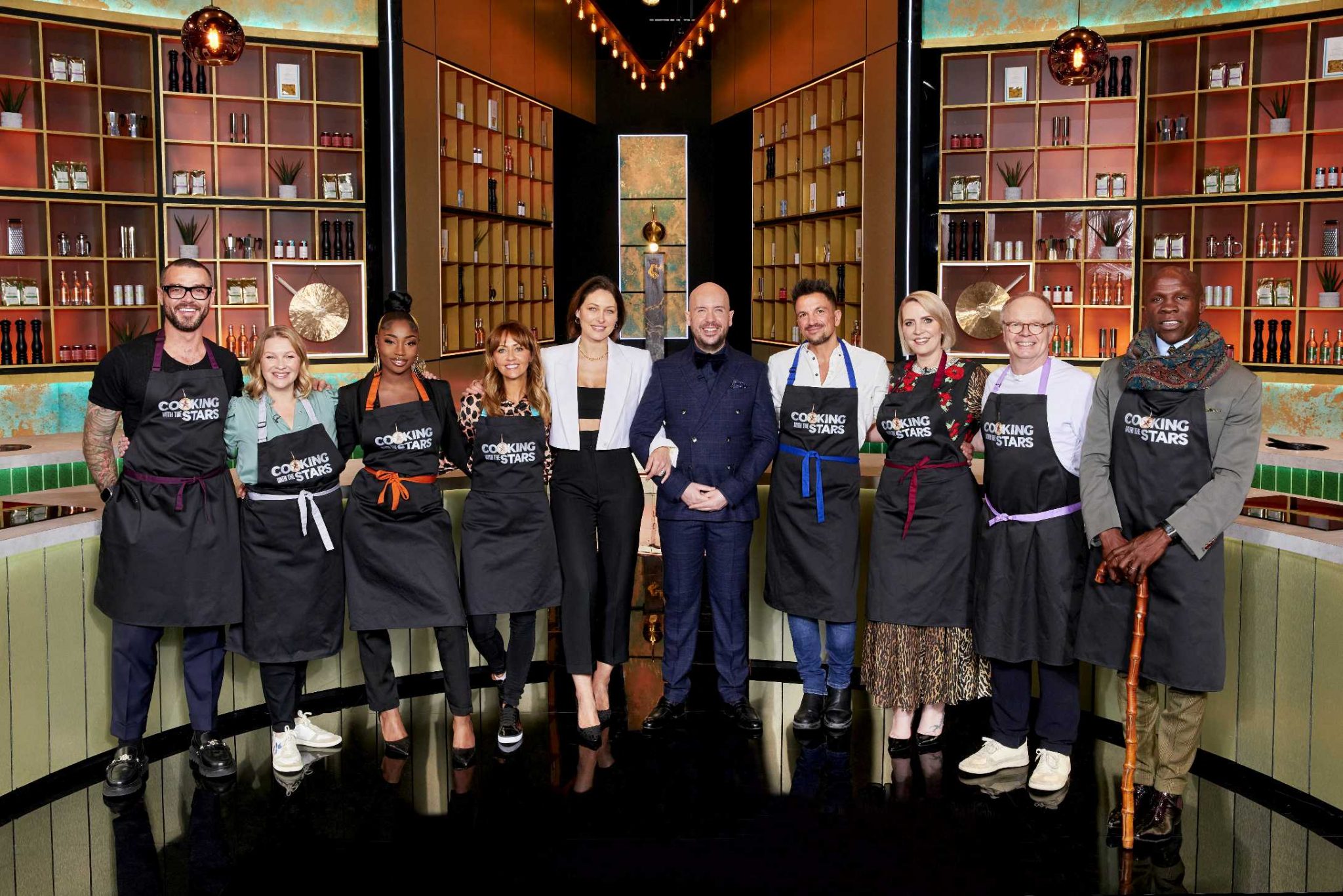 Peter Andre on Cooking with the Stars 2023
