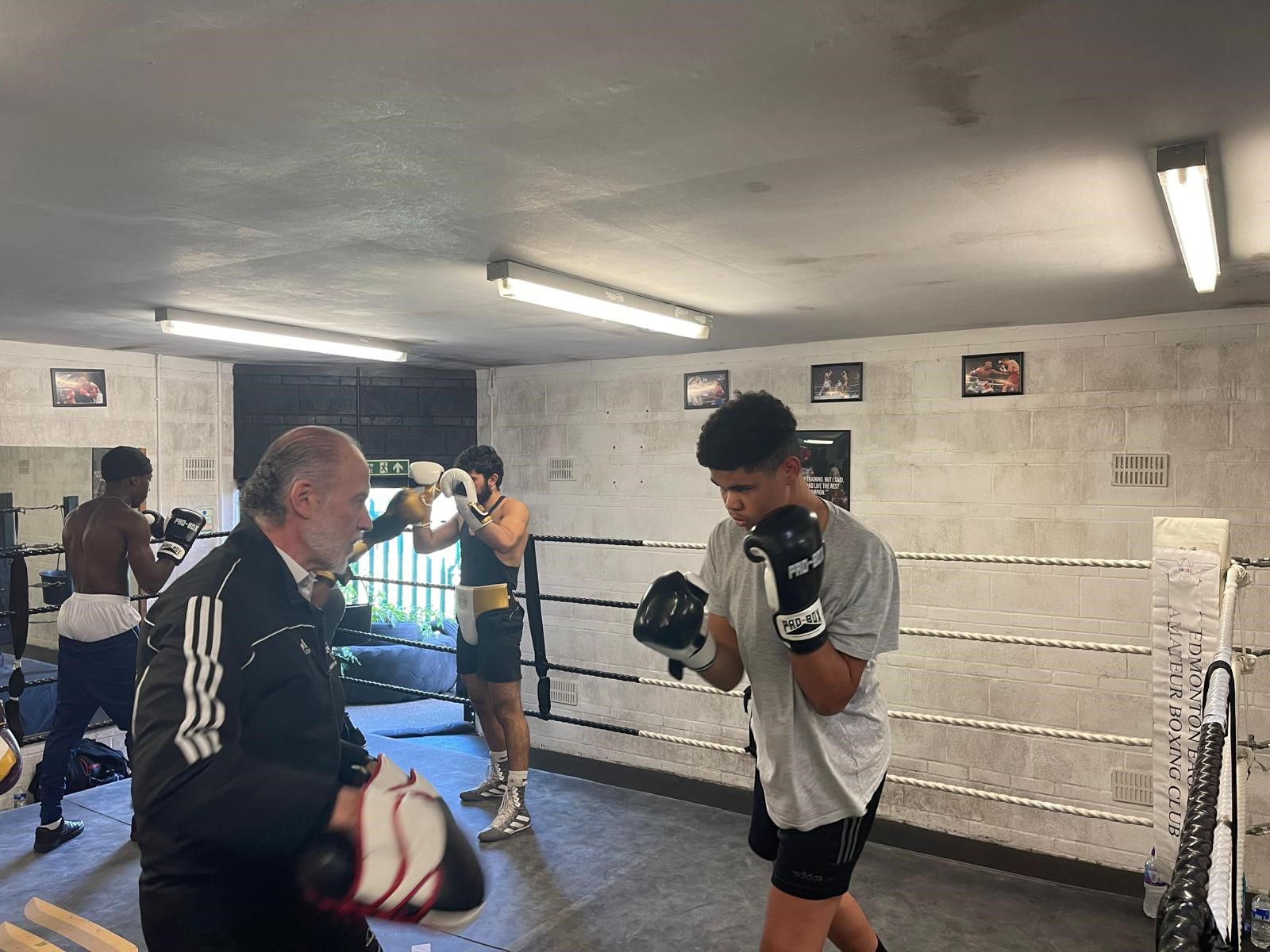 Thanks to the National Lottery funding that they have recently received, Edmonton Eagles Amateur Boxing Club are able to offer free sessions every week for the next five years for any young person wanting to attend.