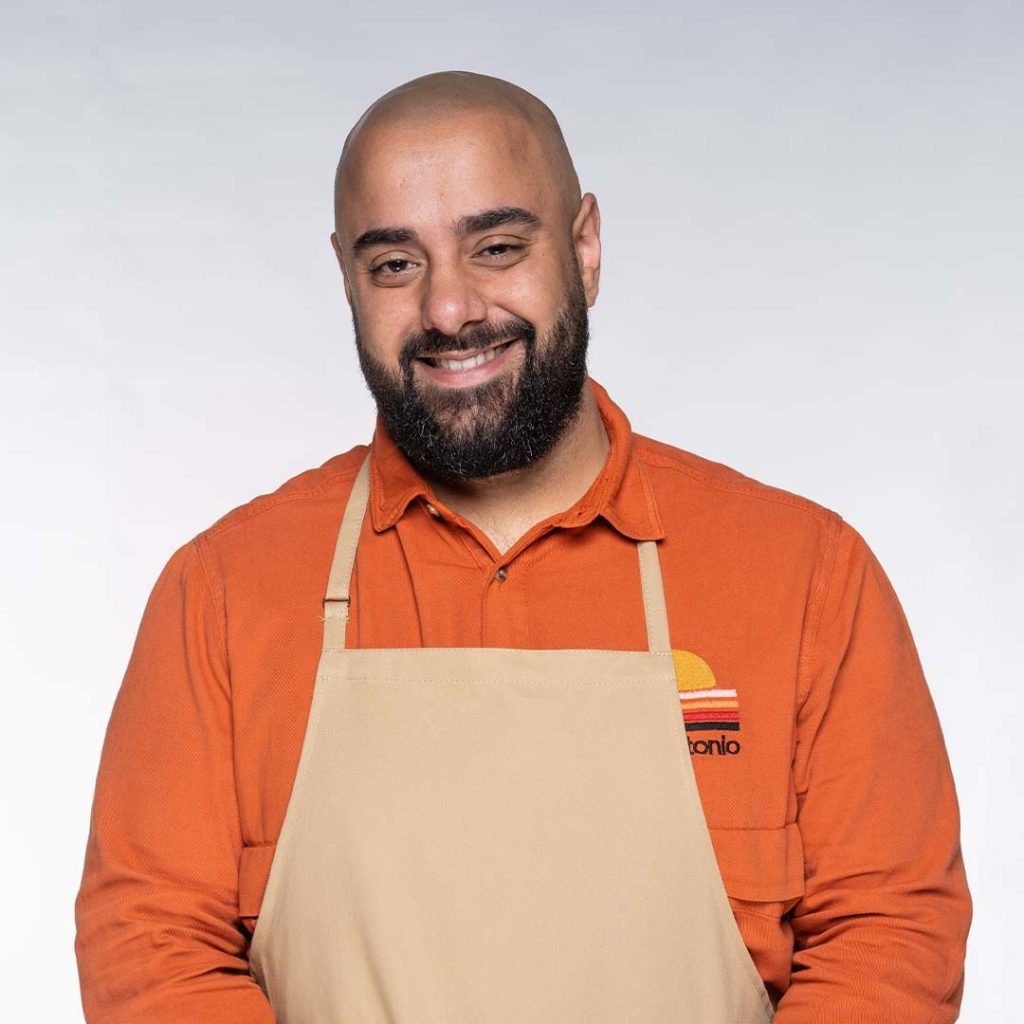 UK Cypriot George Aristidou (George the bake Ari) cooking for Lidl