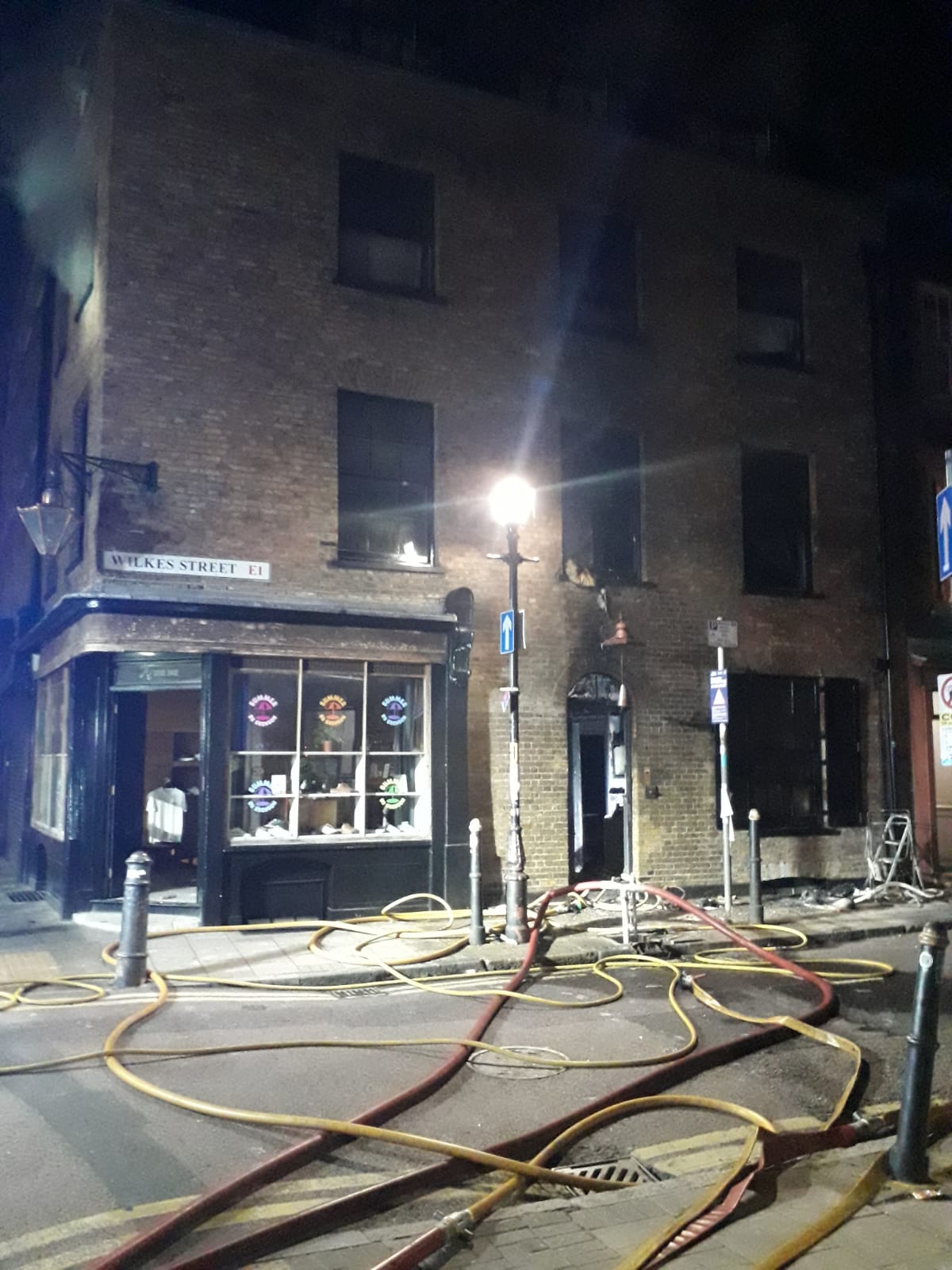 Flat fire – Spitalfields