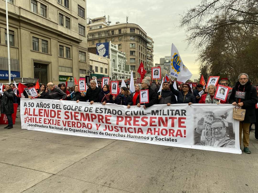 Fifty years have elapsed since the coup in Chile where once again the Americans, the CIA and the Pentagon were involved, right