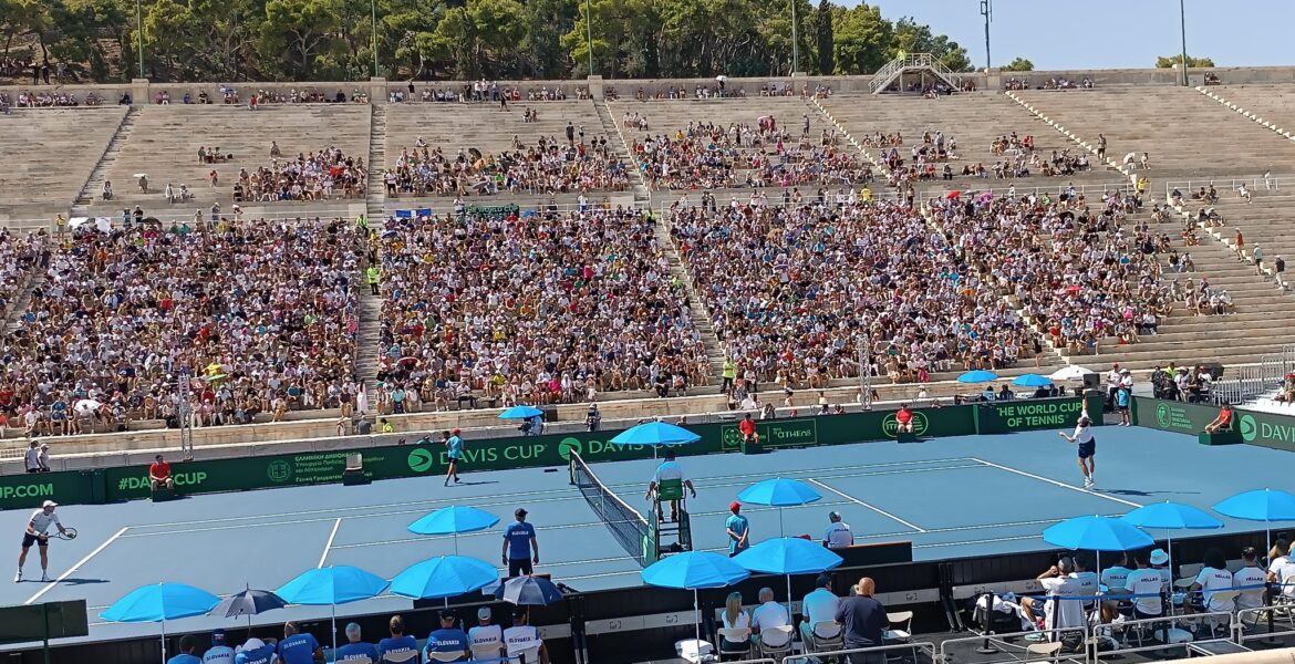 Tsitsipas Avoids Shocking Upset To Get First Win For Greece At 2023 Davis Cup