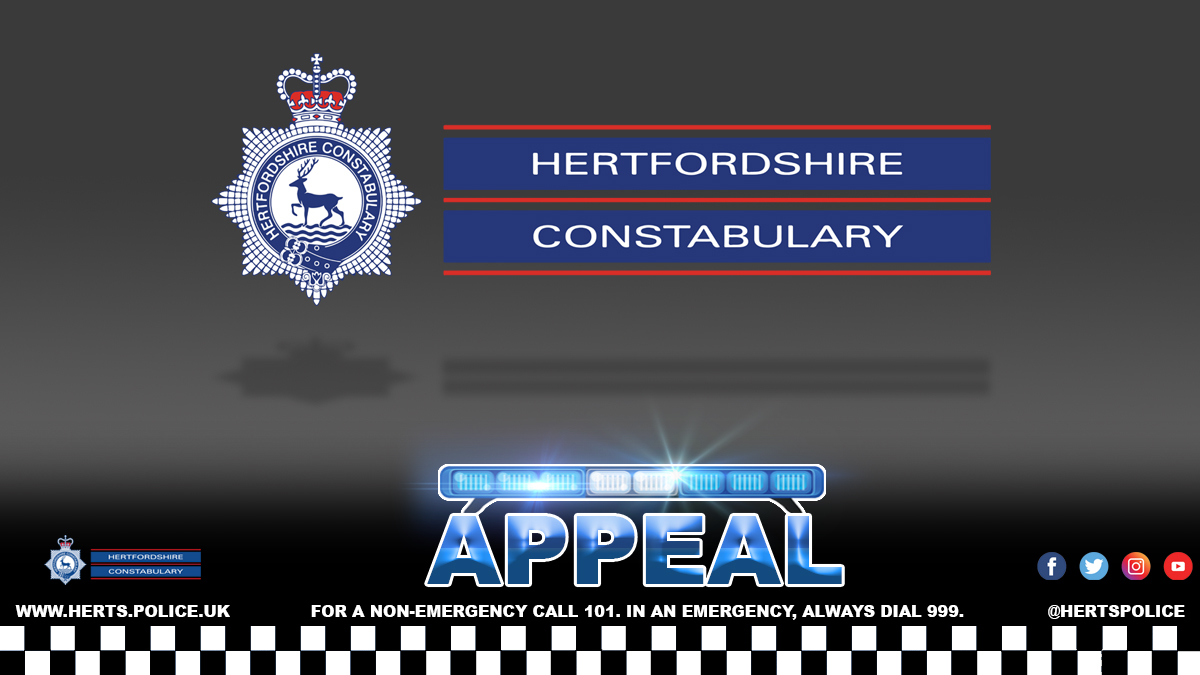 Detectives investigating a sexual assault in Cheshunt in the early hours of today, Sunday 1 October, are appealing for witnesses and information.