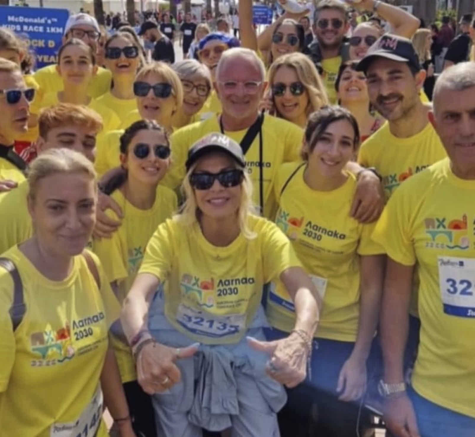 Anna Vissi takes on marathon and declared Larnaca 2030 ambassador