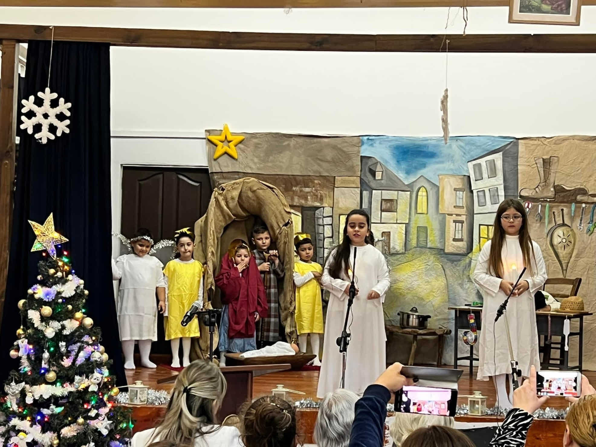 Annual Christmas card and present sent to enclaved schoolchildren in Rizokarpasso