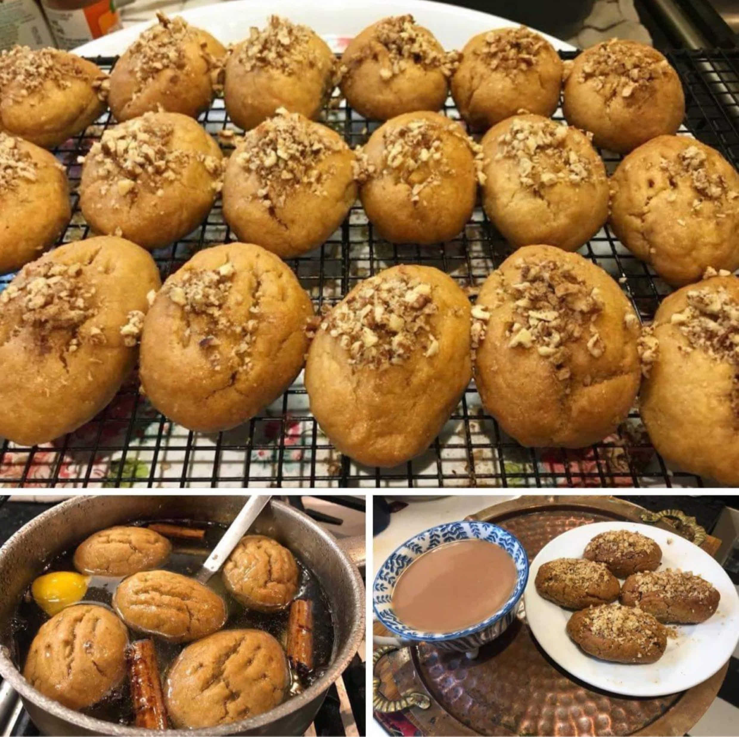 Making Melomakarona (Honey Cookies)