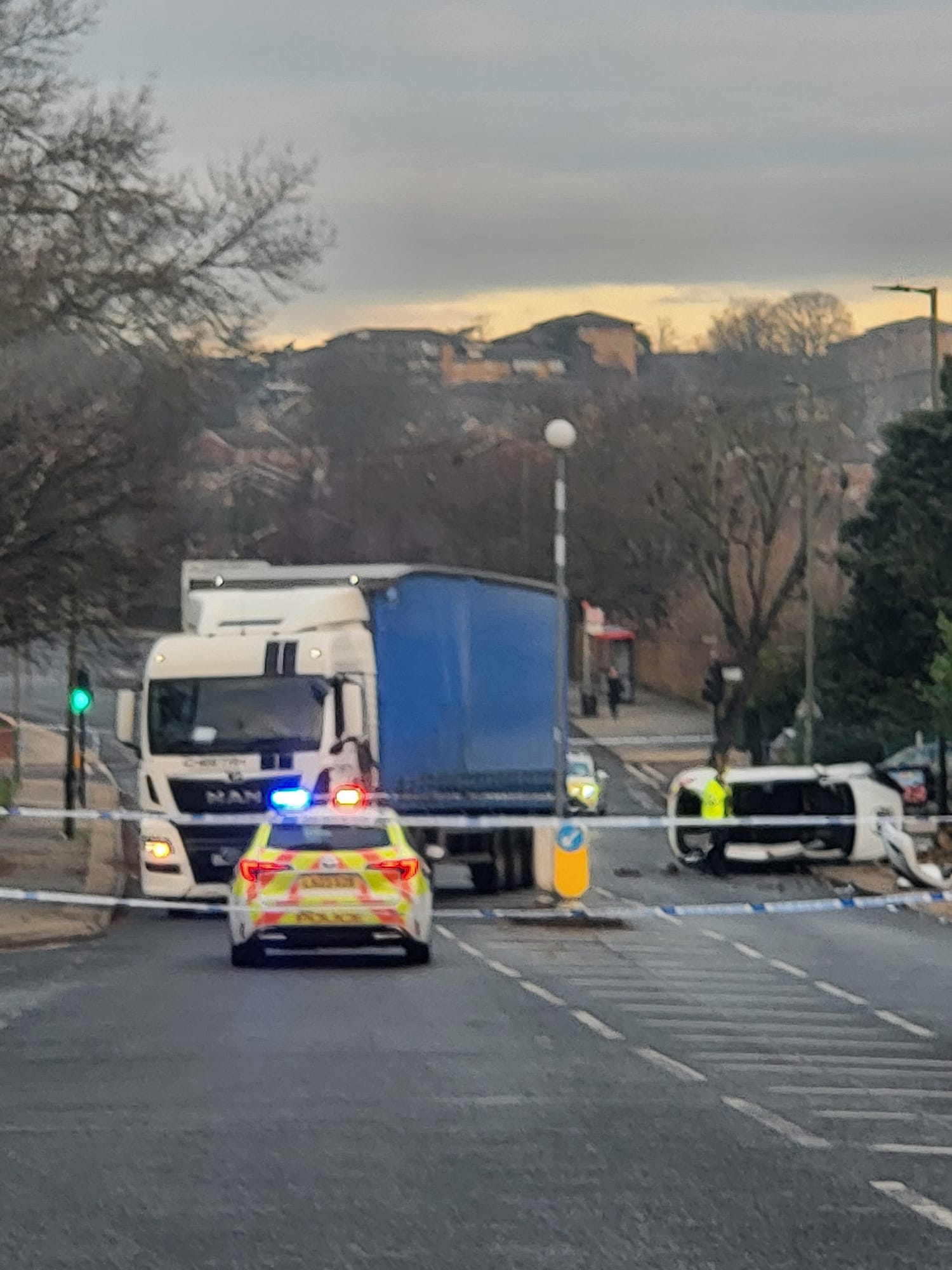 Road collision Colney Hatch Lane, Muswell Hill
