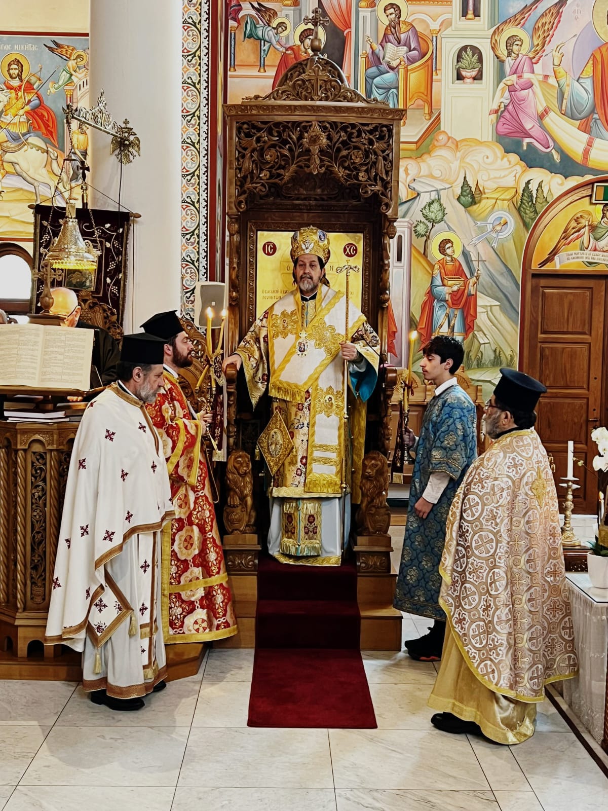 Bishop Iakovos visits Harrow