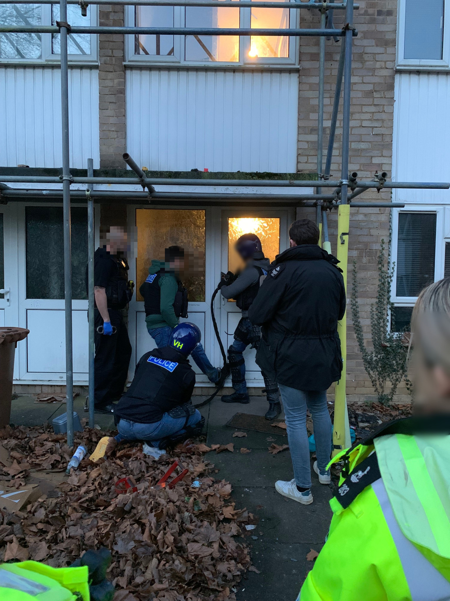 Two arrested during Hatfield warrant