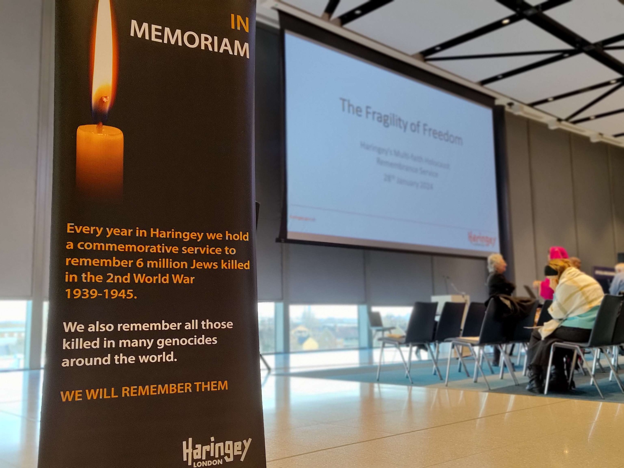 #HolocaustMemorialDay event in Haringey