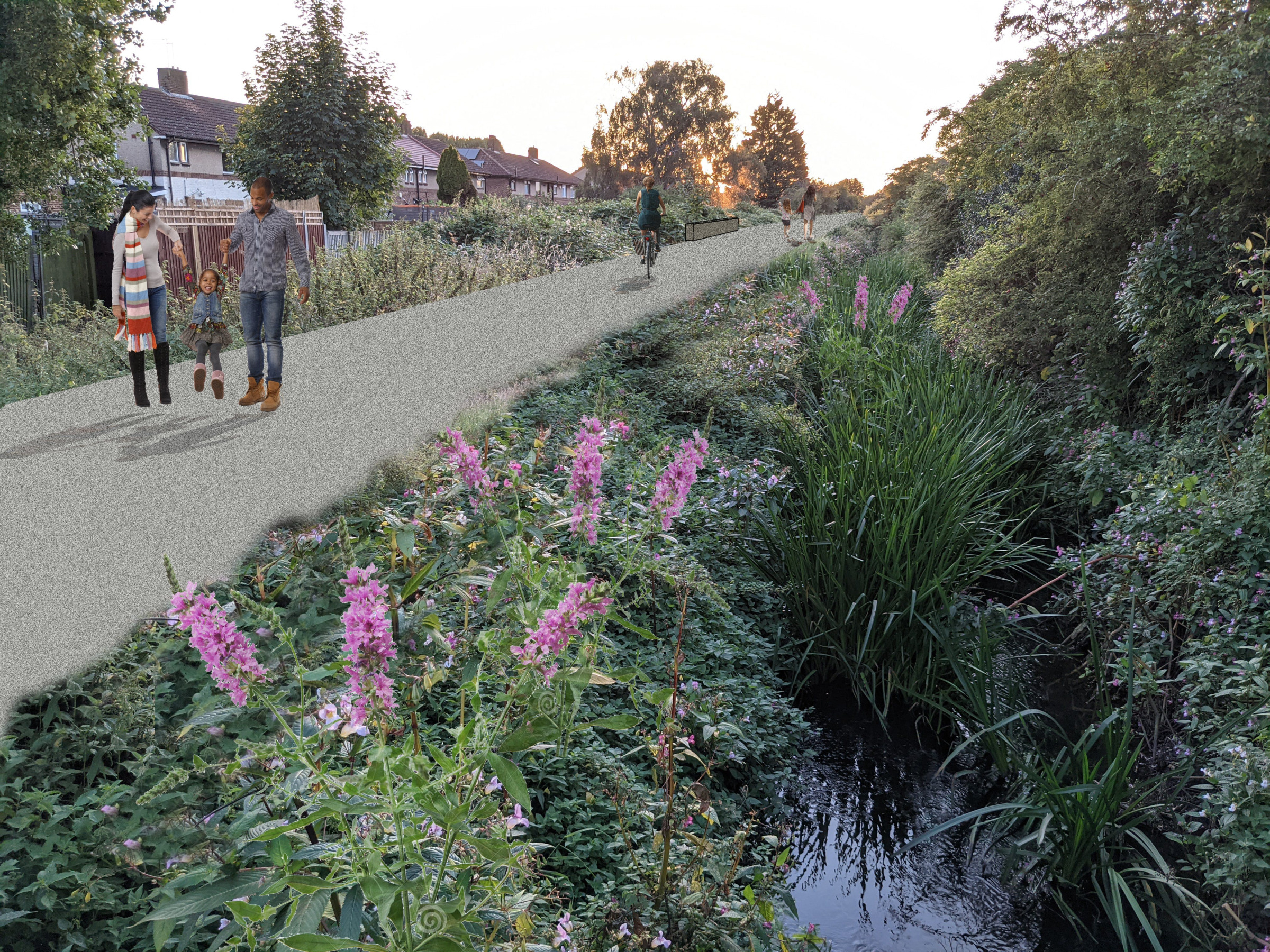 New measures to boost biodiversity, wellbeing, and safety in Boundary Brook Park, Enfield