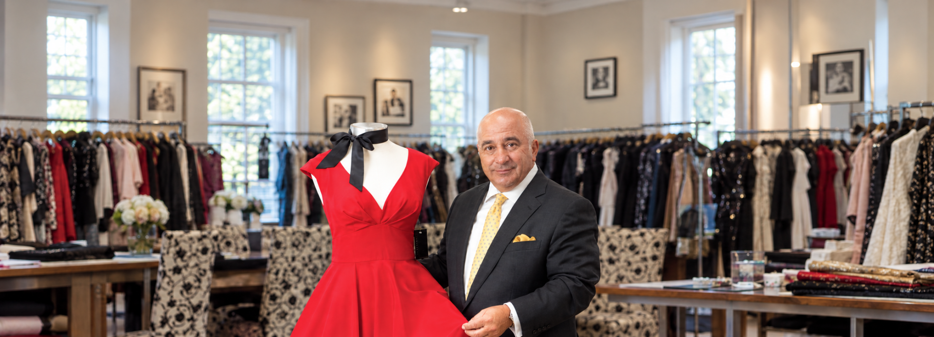 Achilleas Constantinou interviewed by Vogue Business to mark London Fashion Week’s 40th anniversary