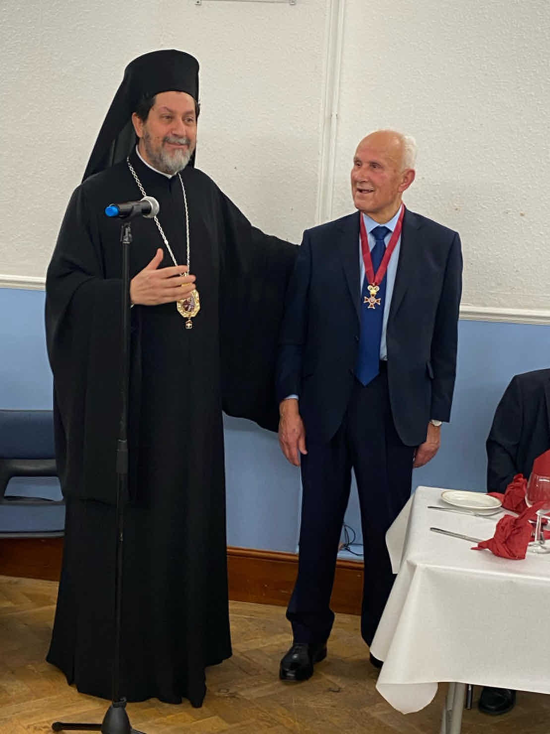 Dinner in honour of chanter Mr Pavlos Charalambous in London