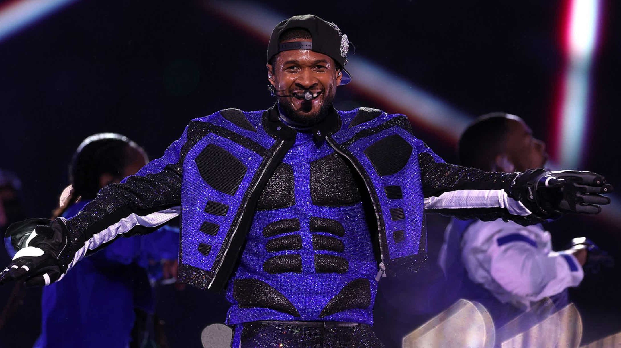 Usher marries in Vegas hours after Super Bowl performance