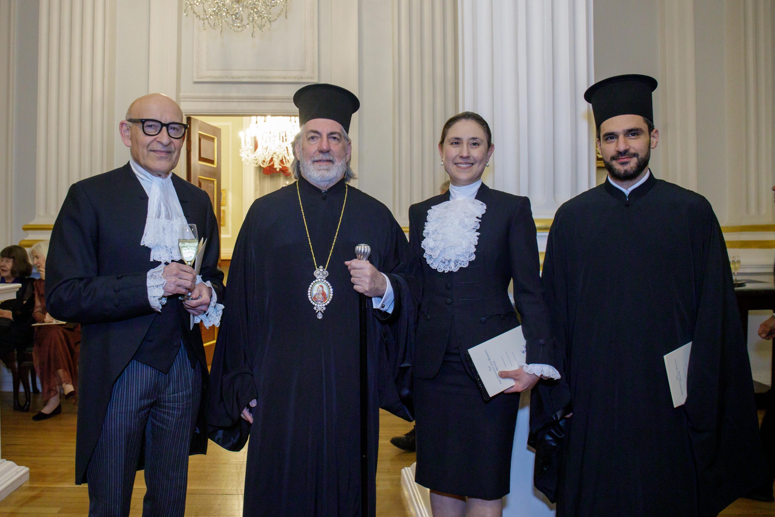 Archbishop Nikitas Attends Historic Dinner at Mansion House