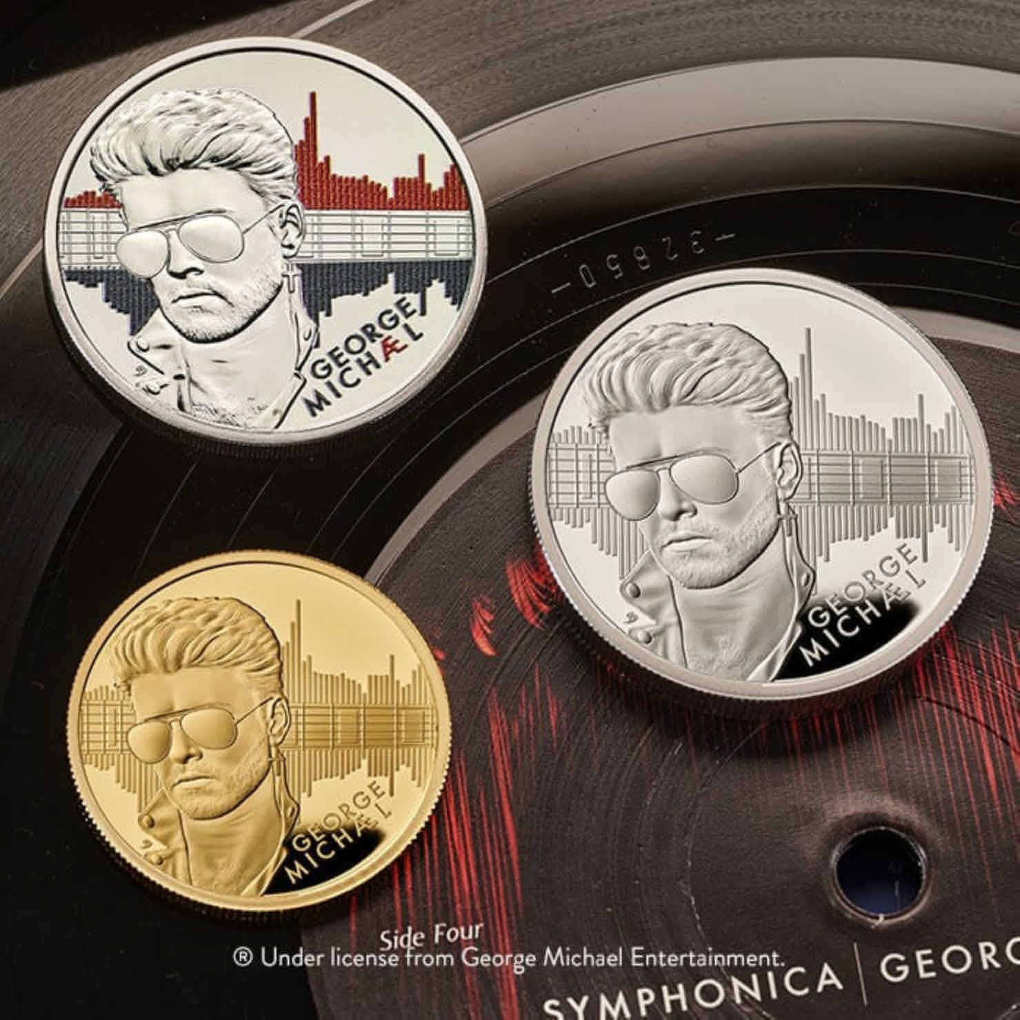 Commemorative George Michael coins unveiled