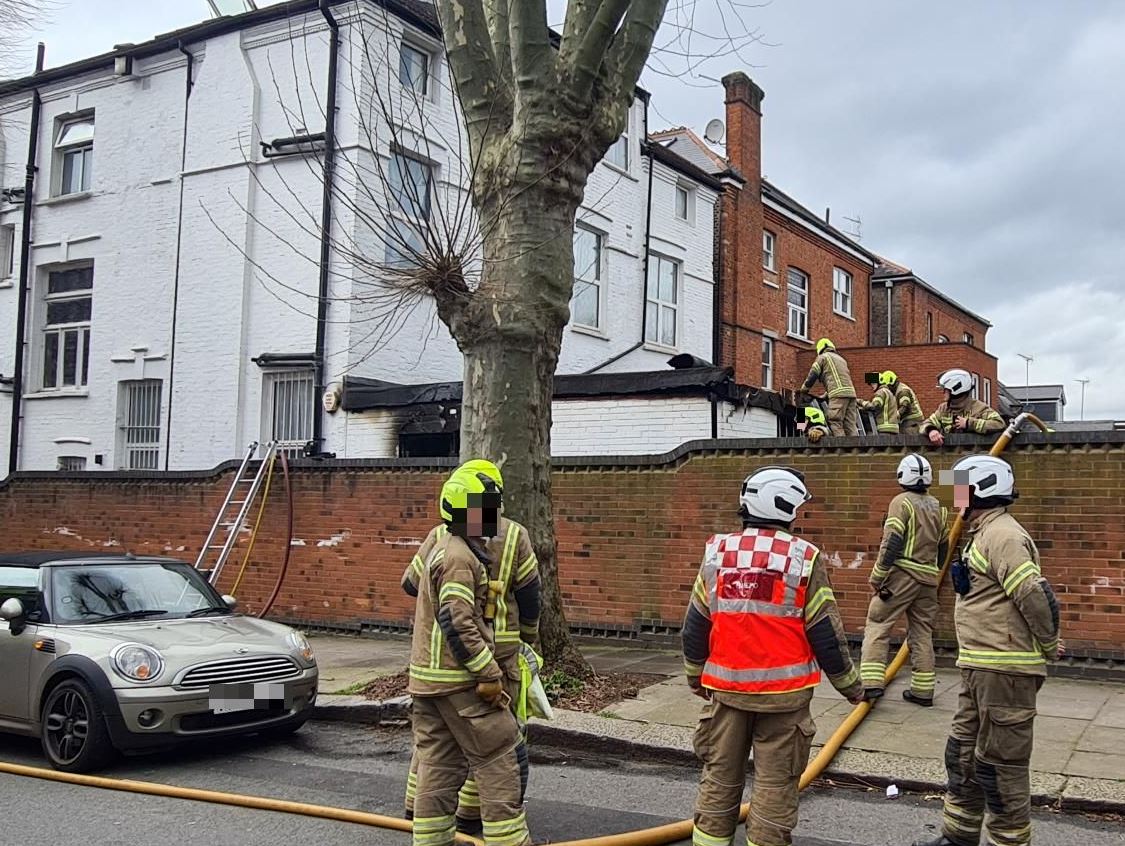 Fire at house converted into flats – Kilburn