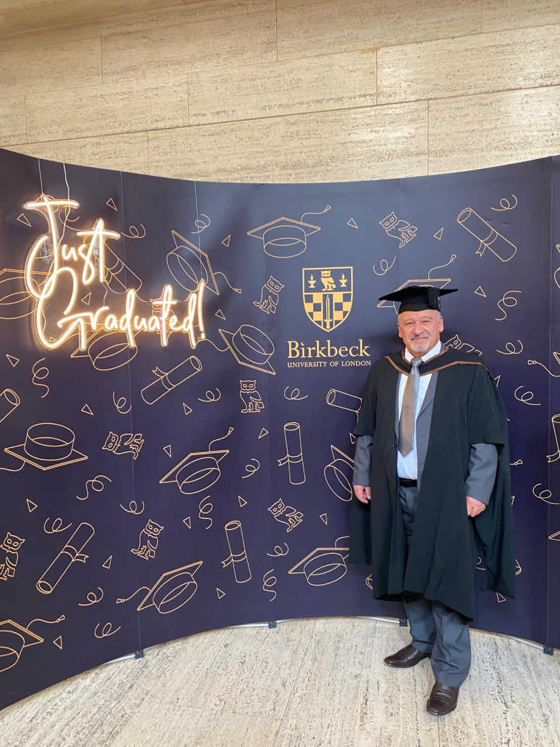 Congratulations on your graduation Andrew Stelios!
