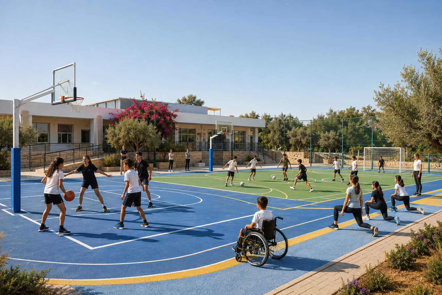 UNDP completes EU-funded sports facilities in Turkish Cypriot schools