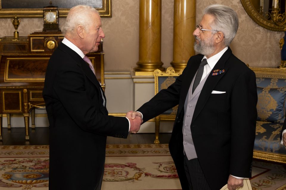 The High Commissioner of the Republic of Cyprus to the United Kingdom presented his credentials