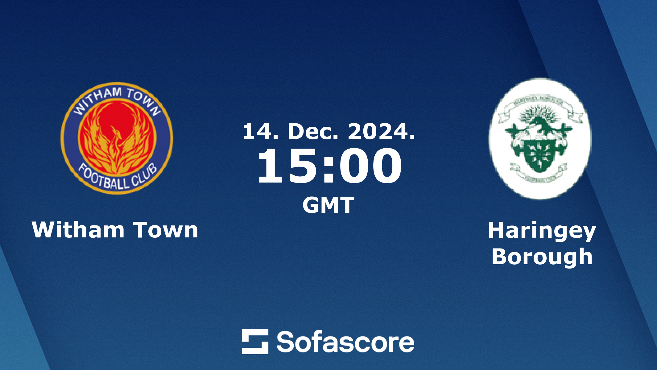 Witham Town too strong for Haringey borough