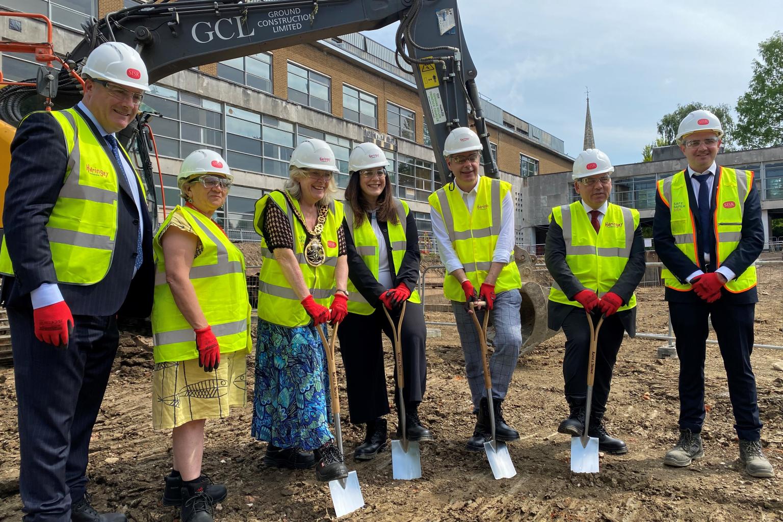 The rich history of Haringey Civic Centre has been celebrated at a groundbreaking event to mark the start of the landmark building’s restoration.