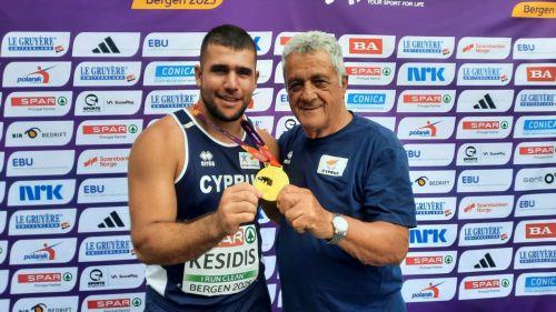 Cypriot Iosif Kesidis wins hammer gold for Cyprus at European U23