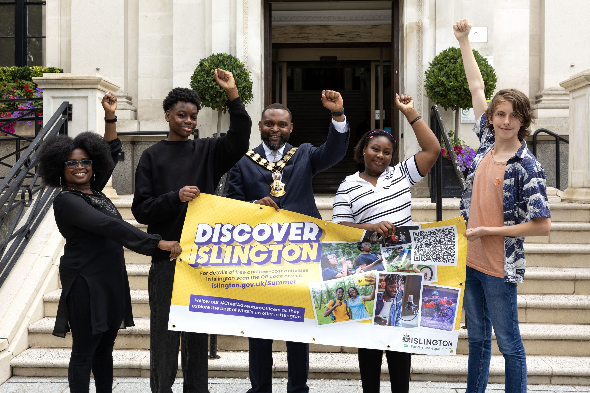 Islington’s winning Chief Discovery Officers prepare to explore the summer!