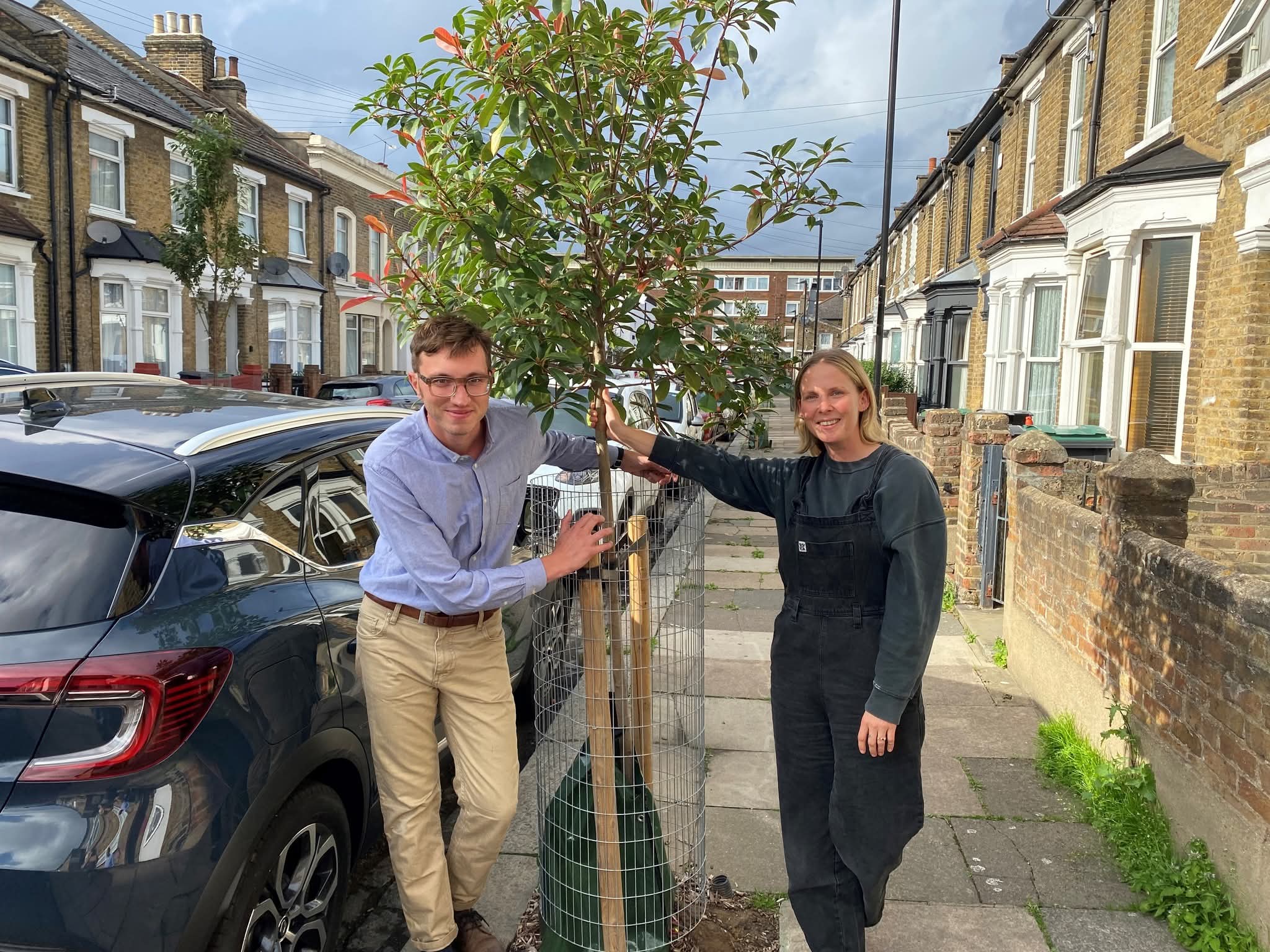 New trees celebrated in Tottenham