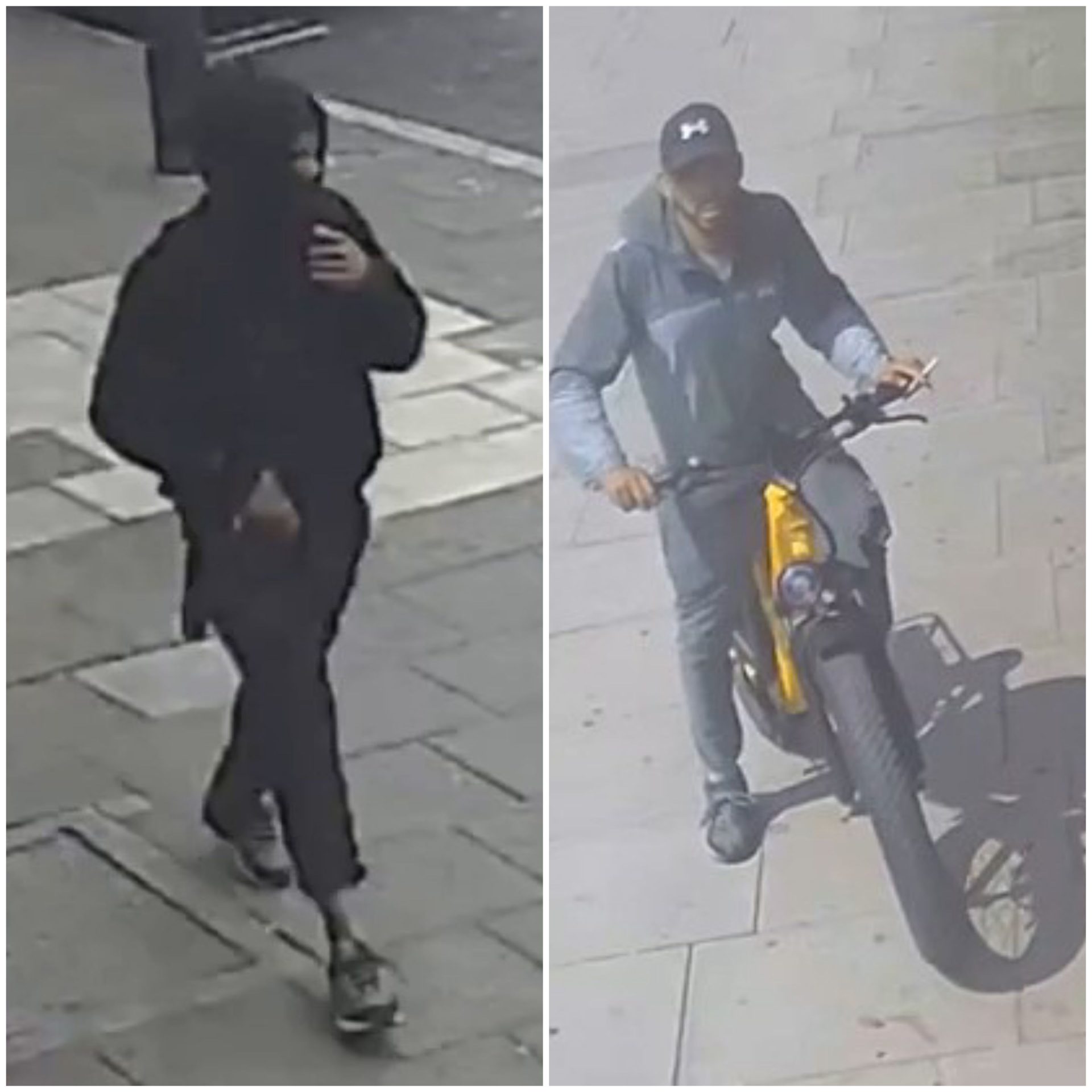 Appeal to identify two men following a robbery in Holloway