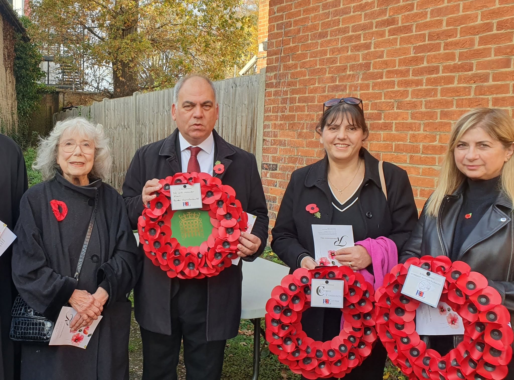 Cypriot Community Centre remembrance day in Haringey