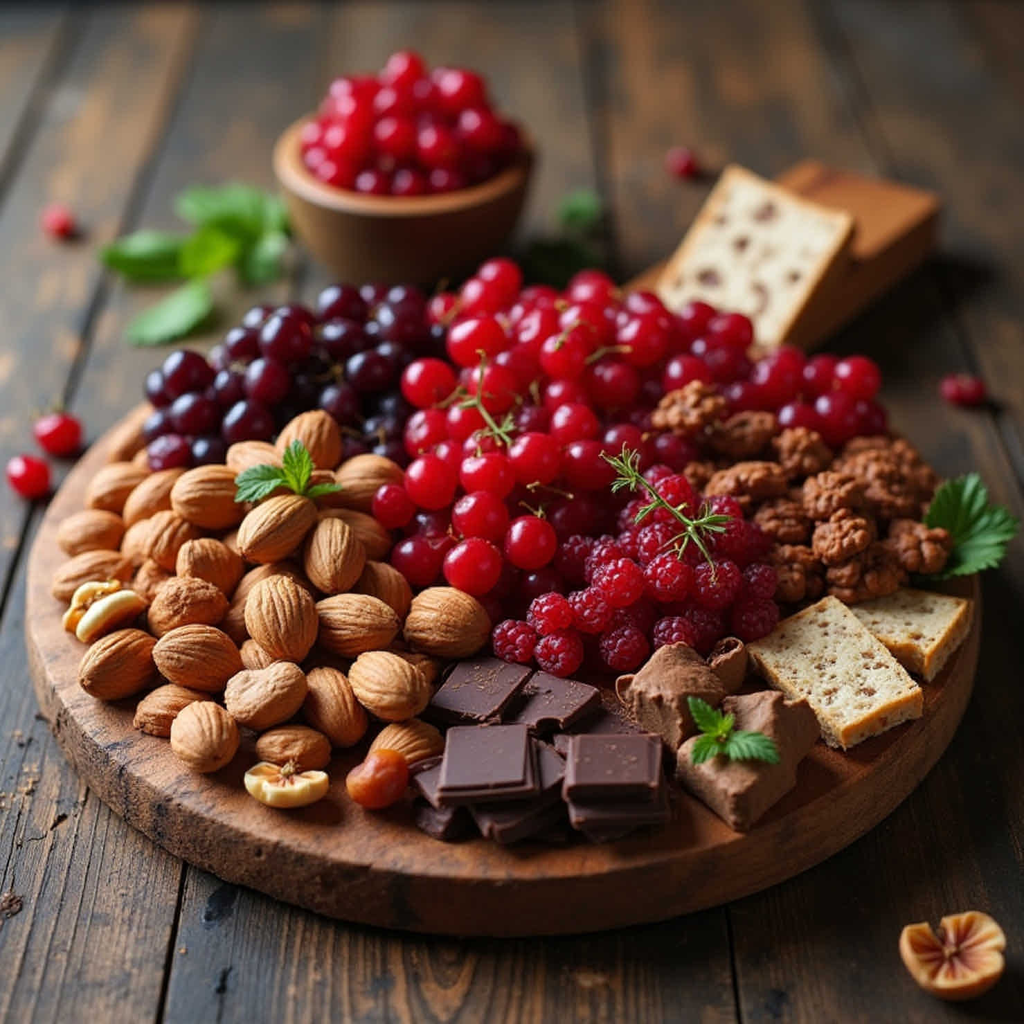 Simple and indulgent Valentine’s Day sweet grazing board