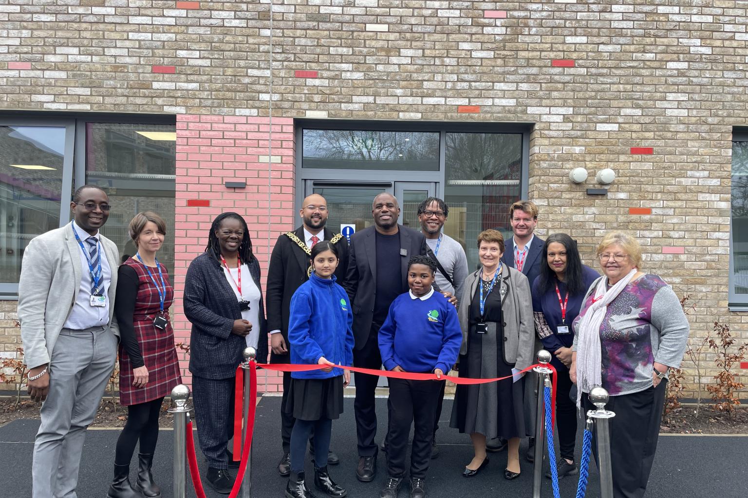 Deputy Prime Minister David Lammy visited The Brook Special School on Broadwater Farm