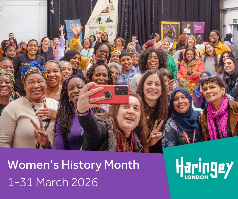 An exciting programme of activities and events is getting underway in the borough celebrating Haringey’s women past and present.