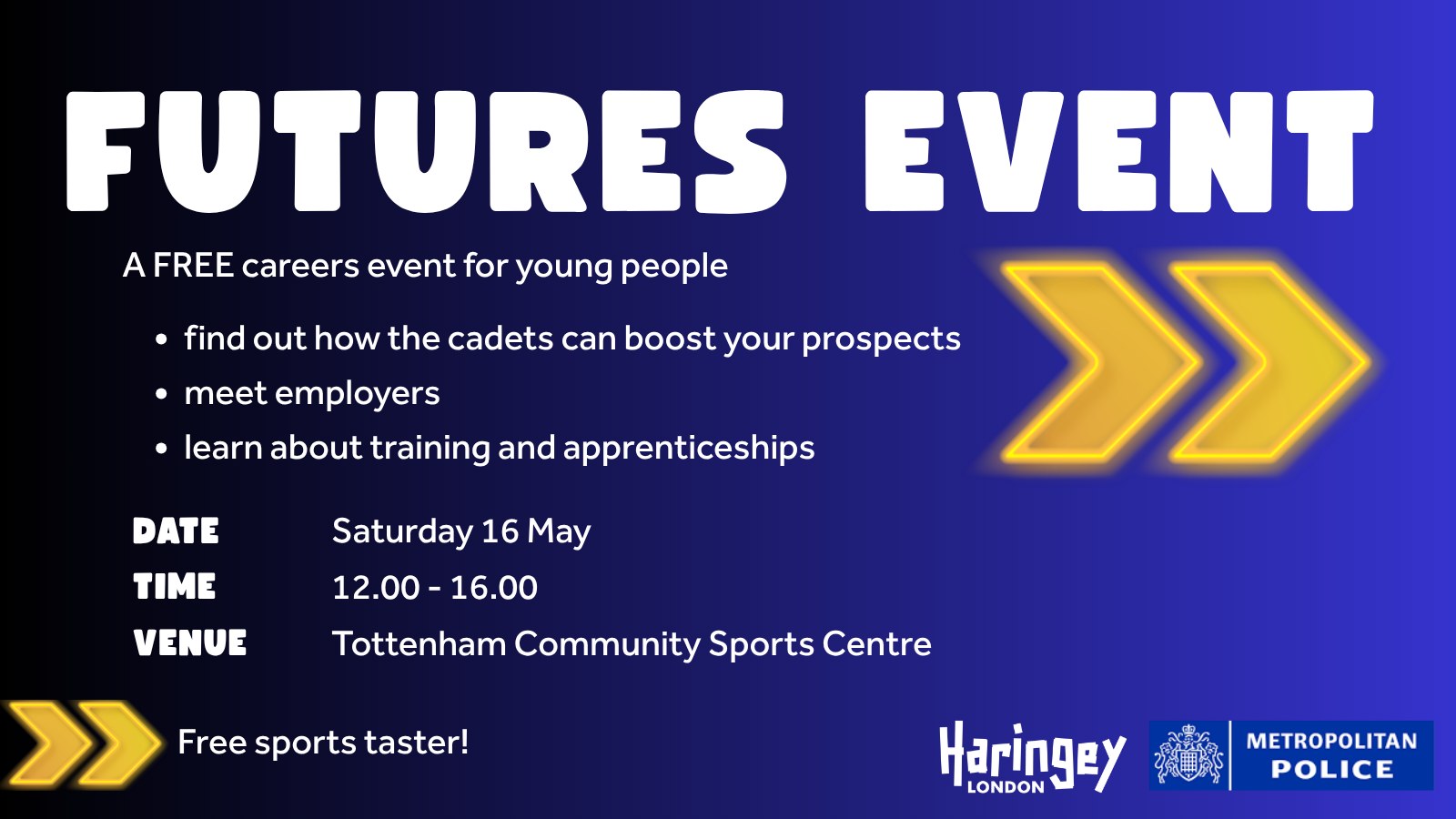 Futures Event – FREE careers event for young people!
