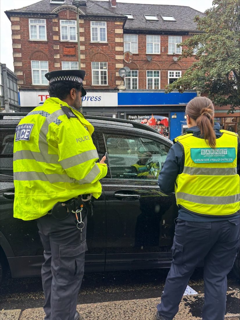 A joint day of action by Barnet Council and the Metropolitan Police Service